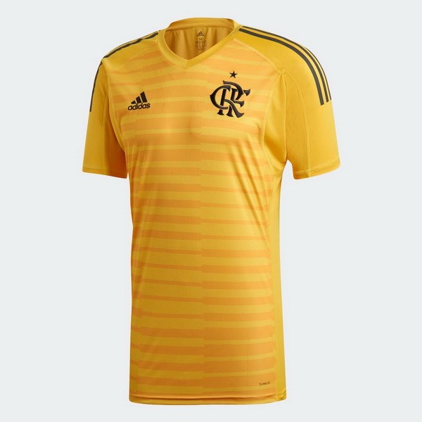Camiseta Flamengo Portero 2018-19 Amarillo